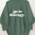 Cozy Plus Size Therapy Print Sweatshirt - Soft, Casual, Long Sleeve Crew Neck Design - Women's Relaxed Fit Clothing for Everyday Wear