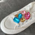 90's 1pc Sparkling Shoe Buckles, Irregular Rhinestone Design Detachable Shoe Charms for Sneakers & Sandals & Shoelace Decoration