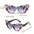 "Ruby" Women Luxury Colorful Jeweled Crystal  Sun Glasses